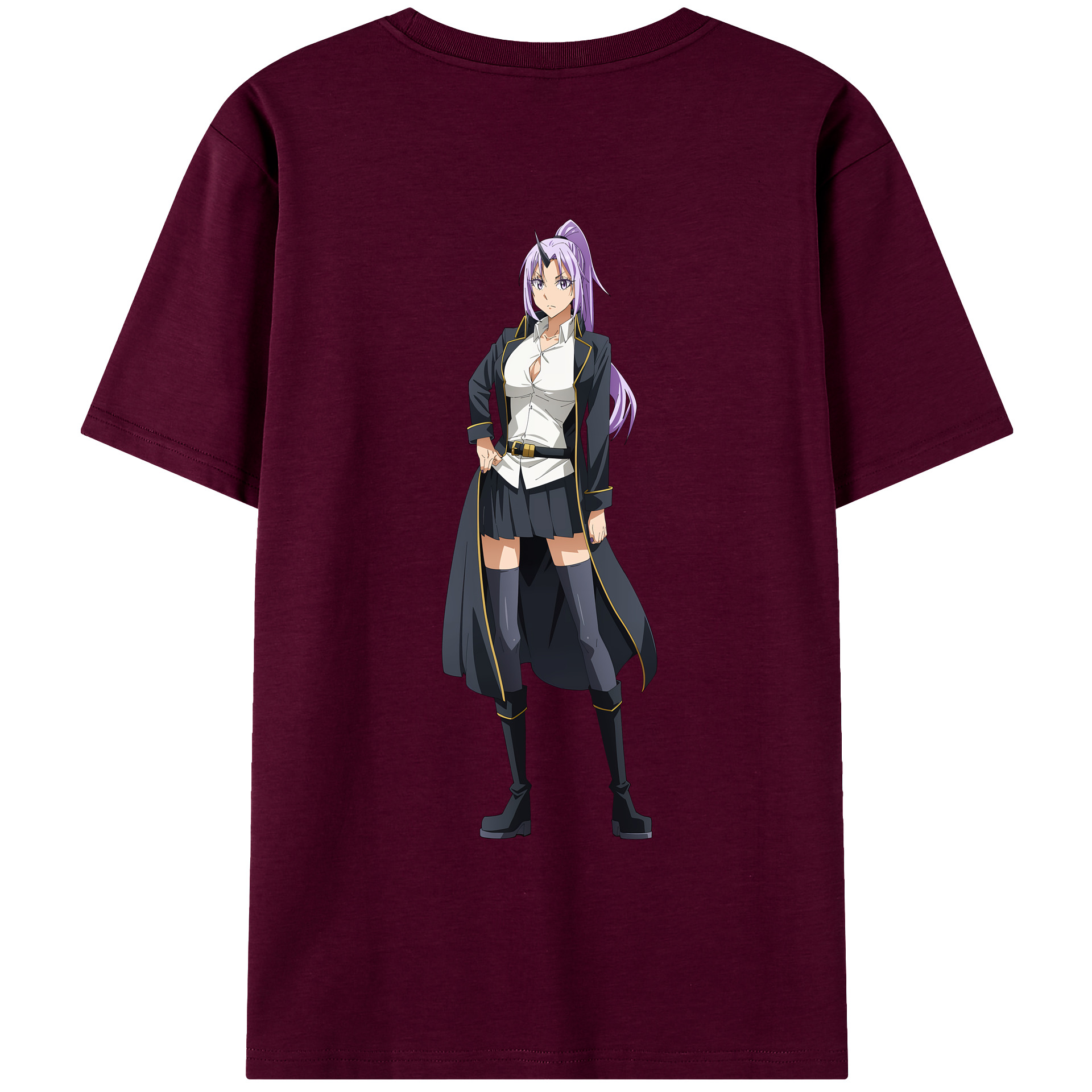 （画像用） 転スラ Regarding Reincarnated to Slime レディース半袖Tシャツ(バックプリント)